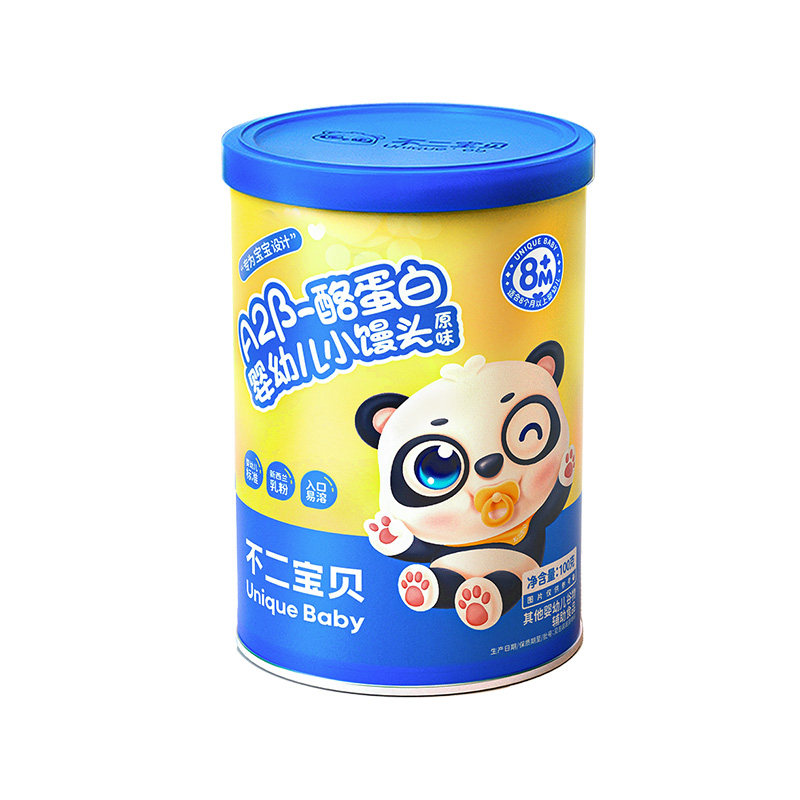 【婴幼儿】奶香小馒头0添零食