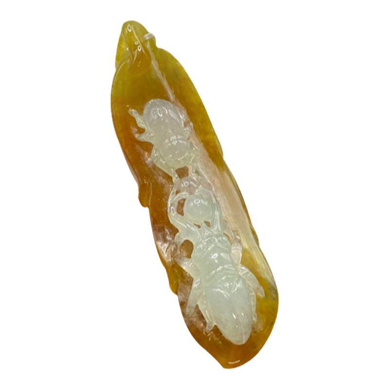 七彩云南天然翡翠挂件
