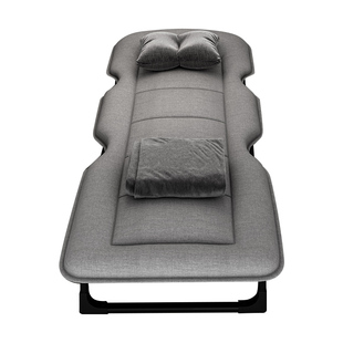 麦田折叠床办公室单人午休躺椅家用多功能便携行军床成人午睡神器