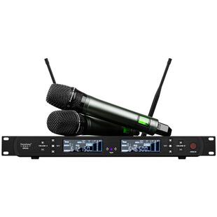 得普声dr666无线麦克风防啸叫U段调频话筒领夹会议KTV舞台家用K歌