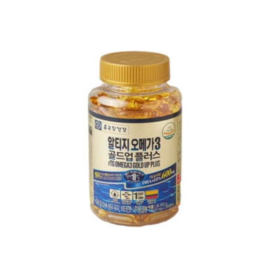 韩国直邮钟根堂健康深海鱼油omega3胶囊1盒200粒金瓶DHAEPA600mg