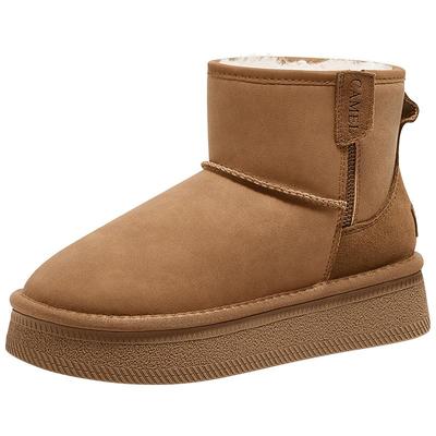 骆驼通勤百搭时尚雪地靴女