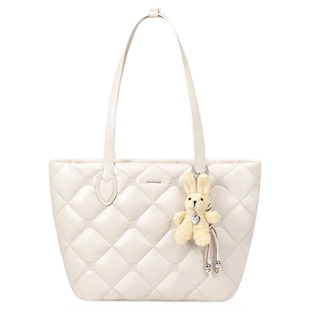 欧时纳华夫托特包包女式2025新款大学生单肩手提大容量上班通勤包