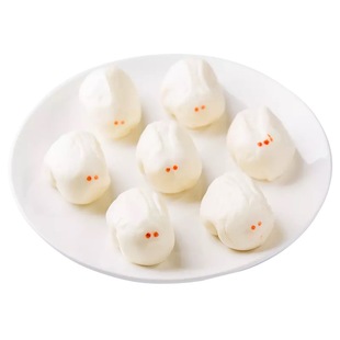 安井玉兔甜包奶黄包儿童营养早餐半成品卡通包子馒头空气炸锅面点