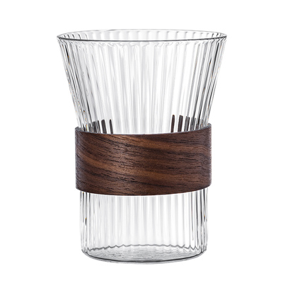 中式玻璃水杯套装家用耐高温