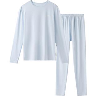 英氏青少年秋衣秋裤少男少女睡衣长袖家居服2026新款保暖内衣套装