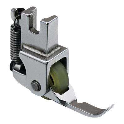 平车单边上拉链滚轮压脚