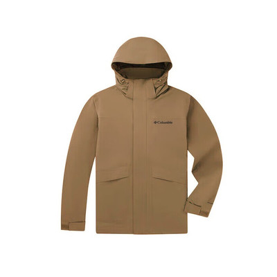 哥伦比亚冲锋衣男鹅绒内胆三合一