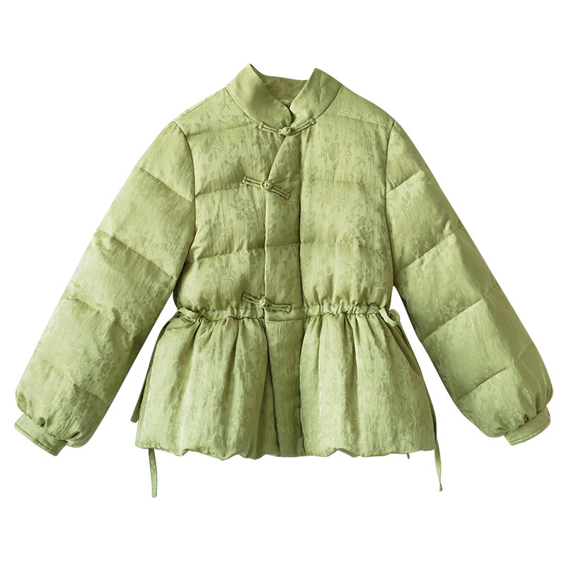 白鸭绒加厚羽绒服短款女冬季