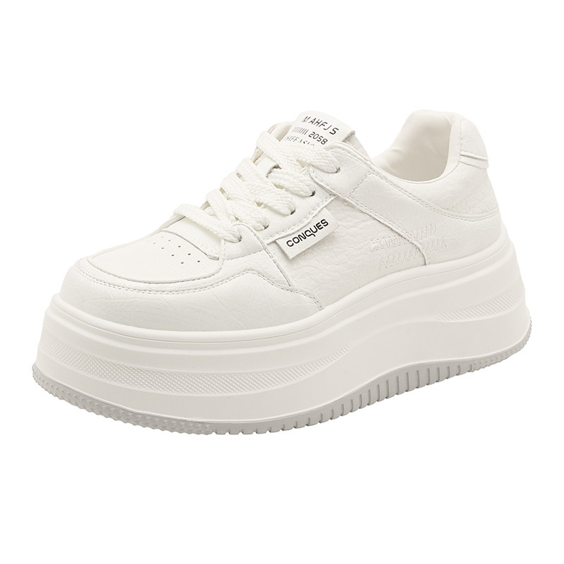 真皮百搭小白鞋女2026年秋季新款