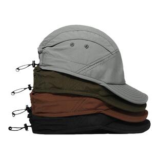 美式软顶短檐帽男夏季薄款速干鸭舌帽日系复古工装帽短舌棒球帽子