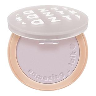 aztk菁之滤镜蜜粉饼控油定妆补妆持久散粉饼紫色混干油皮遮瑕azkt