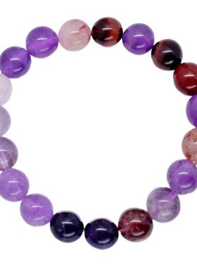 九紫离火天然紫水晶旺财运手串手链女2025年新款多宝上岸礼物