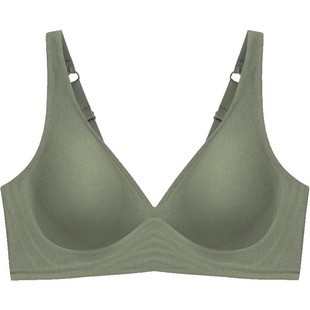 美思小胸聚拢蕾丝内衣女上托不空杯无钢圈收副乳防下垂性感文胸罩