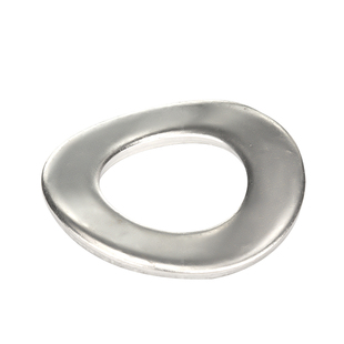 304不锈钢波形弹性垫圈垫片 波浪弹垫 三波峰弹簧垫片垫圈M3-M18