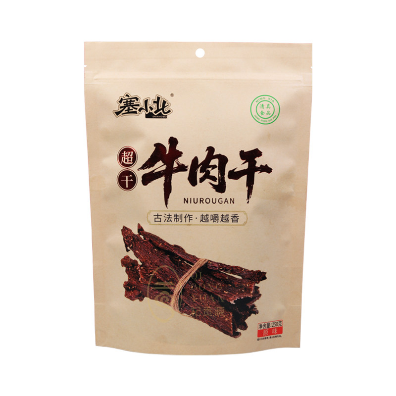 塞小北超干牛肉干250克