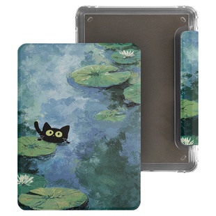 两只羊适用Kindle保护壳磁吸分离Kpw6套Paperwhite12代2024青春版colorsoft盖壳可拆卸透明壳Kpw3/4/5可爱风