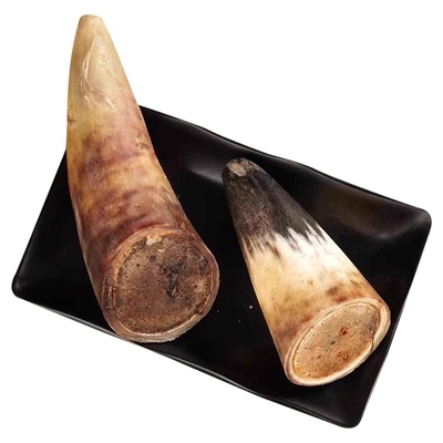 【0添加】每根都含骨髓天然牛角