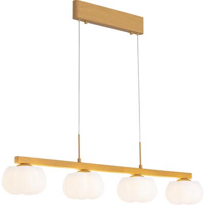 欧普照明奶油风餐吊灯智能