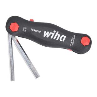 德国wiha威汉折叠内六角扳手进口掌中宝多功能自行山地车维修工具