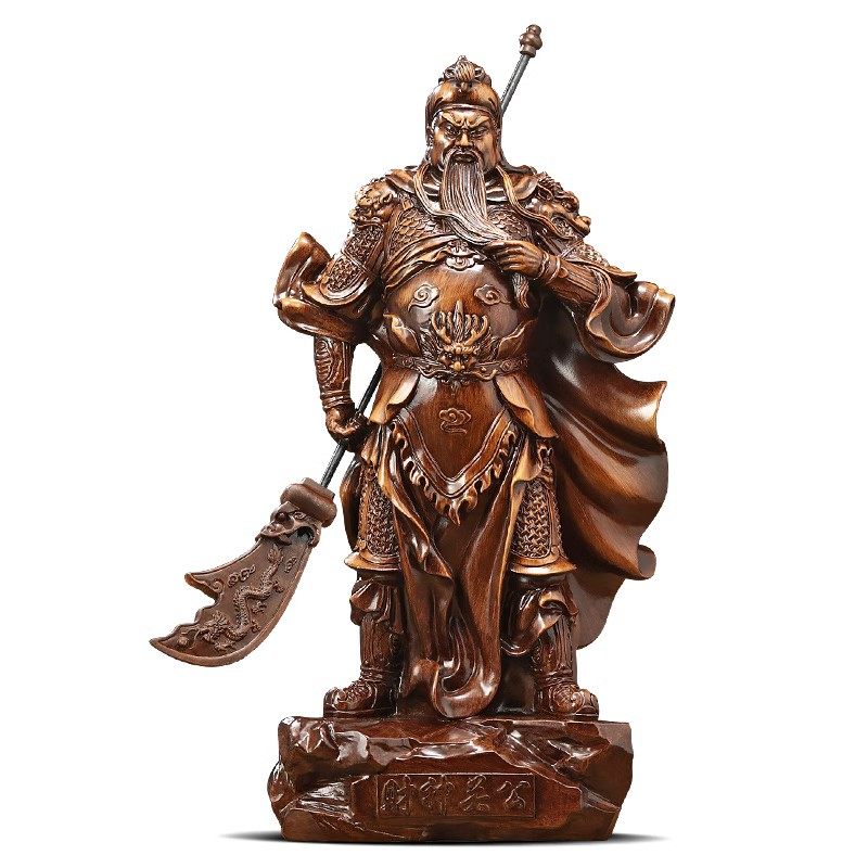 财神关公摆件关羽关二爷武财神雕像家用供奉客厅招财公司开业礼物