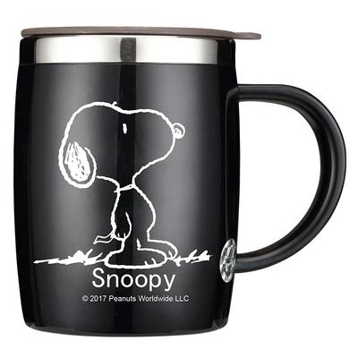 不锈钢咖啡马克杯带盖办公室水杯