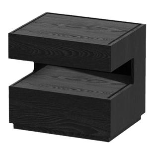 意式极简创意C型北欧床头柜悬浮式现代简约卧室储存收纳床边柜