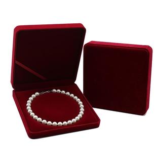 厂家直销高档绒布大号珠宝盒首饰盒 珍珠项链盒礼品盒收纳 包邮