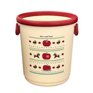 垃圾桶带双侧提手压圈加厚大容量客厅高颜值卫生间厨房卧室垃圾桶