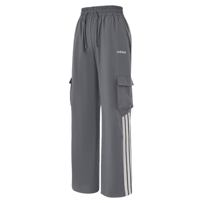 adidas阿迪达斯运动裤女子新款休闲宽松工装裤显瘦运动长裤KA2608