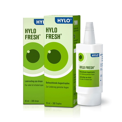 【自营】德国海露HYLO FRESH滴眼液眼药水10ml两盒装轻度干眼人工