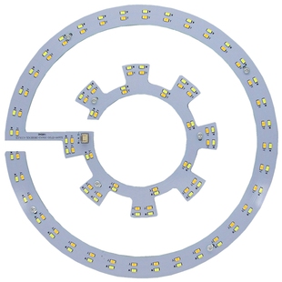 LED圆形灯盘2b30c36w风扇灯芯板三色调光吸顶灯环形替换高亮灯片
