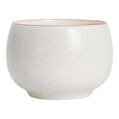 白汝瓷羊脂玉茶杯汝窑主人茶杯盏