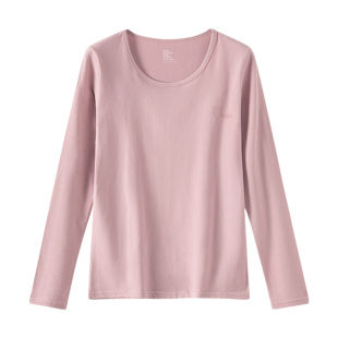 女大童中领少女保暖内衣初高中学生100%棉毛衫青少年秋衣秋裤套装