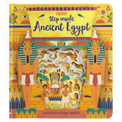 Usborne Step Inside Ancient Egypt 走进古埃及 儿童英语启蒙认识英文绘本 古埃及法老神话故事 英国尤斯伯恩 英文原版进口图书