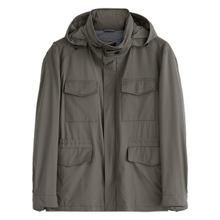 意大利高端SAFARI猎装 OLMETEX科技防水面料 羊毛内里夹克 DAJ390