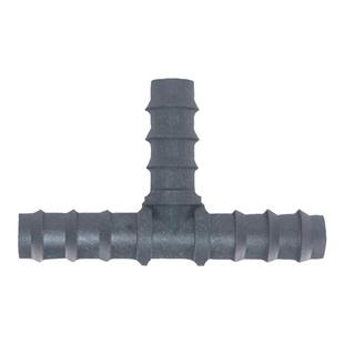 16PE管承插倒刺配件20PE直通弯头三通堵头内插滴灌微喷异径管件