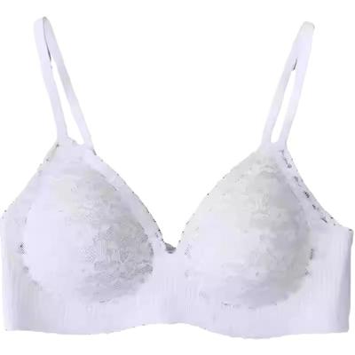 无痕无钢圈软支撑收副乳内衣女夏