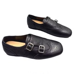 真皮女鞋欧货头层牛皮雕花小皮鞋2025秋新款软底皮带扣玛丽珍单鞋