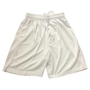 白色足球短裤运动比赛速干透气班服运动会少儿童训练营定制LOGO夏