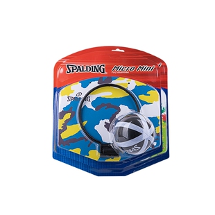 SPALDING斯伯丁官方室内娱乐小篮板挂壁式篮球框儿童玩具投篮框