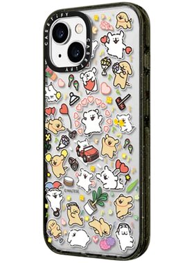 CASETiFY Maltese线条小狗 春日美好系列 小狗博物馆 适用于苹果iPhone17ProMax/17Pro/16ProMax手机壳
