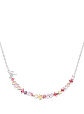 PP饰品《邂逅》彩色锆石蝴蝶结项链女轻奢小众高级感锁骨链choker