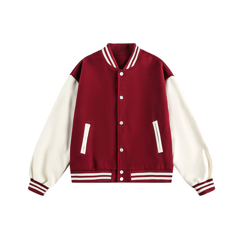 美式复古运动风棒球服可LOGO