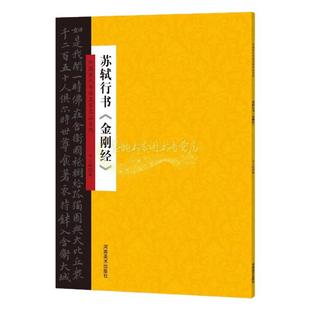 苏轼行书金刚般若经字帖中国历代书法名家名品系列16开释文本古代大家书法字帖法帖临摹学习毛笔字练习收藏鉴赏书籍河南美术出版社