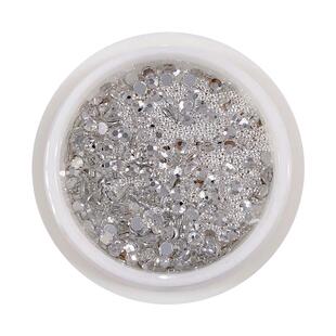 美甲迷你钢珠平底捷克钻混装材料包水钻小饰品新款微珠奥钻高级感