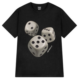 美式复古高街短袖T恤男生潮牌ins潮oversize半袖宽松重磅纯棉夏季