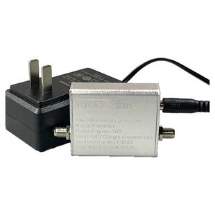 FM收音机天线信号放大器 65-162.5MHz 可变增益30dB 射频LNA SDR1