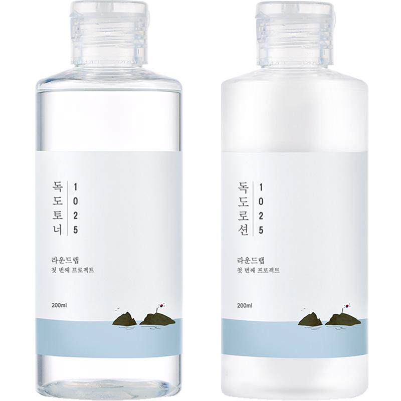 韩国独岛水乳套装补水保湿正品