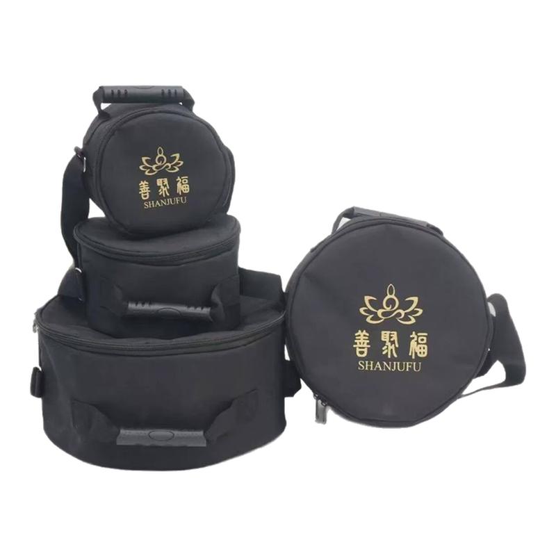 尼泊尔手工佛音碗背包钵收纳盒套满月钵收纳盒包装盒钵套包装礼盒